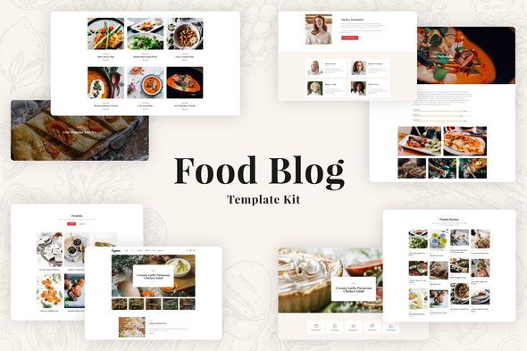 Especio – Food Blog Elementor Pro Template Kit