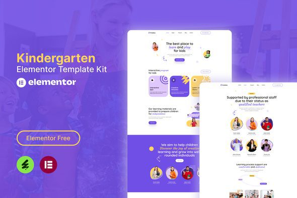 Kiddies – Kindergarten Elementor Template Kit