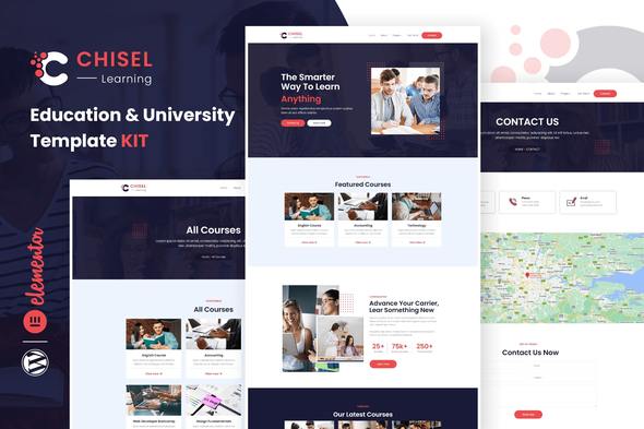 Chisel – Education & University Elementor Template Kit