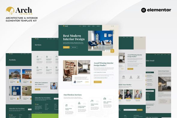 Archinterior – Interior Design & Architecture Template Kit