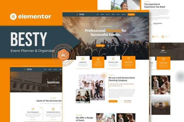 Besty – Event Planner & Organizer Elementor Template Kit