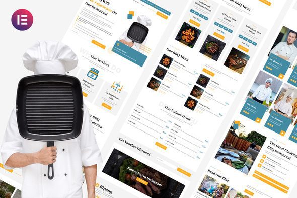 Bipang – BBQ & Grill Restaurant Elementor Template KitBipang – BBQ & Grill Restaurant Elementor Template Kit