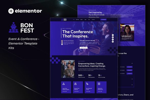 Bonfest – Event & Conference Elementor Template Kit