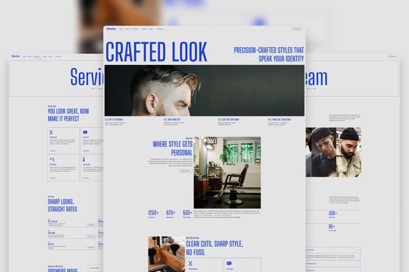Bukber – Clean Modern Salon & Barbershop Elementor Template Kit