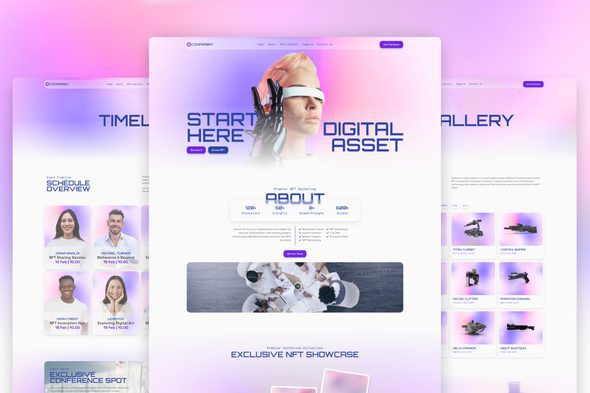 Conferism – Events & Entertainment Elementor Template Kit