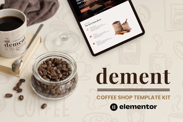 Dement – Coffee Shop Elementor Template Kit