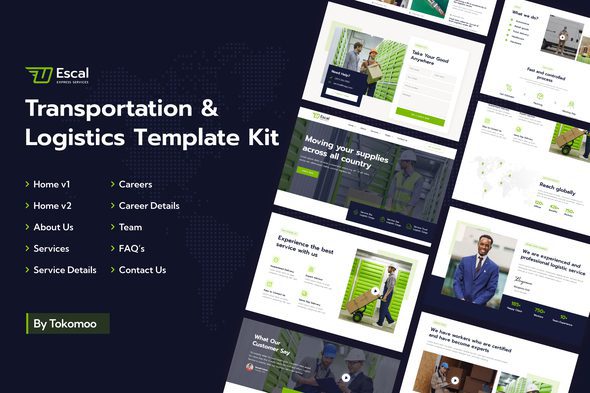 Escal | Transportation & Logistics Elementor Template KitEscal | Transportation & Logistics Elementor Template Kit