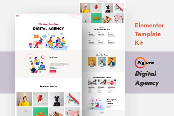 Figura – Creative Agency Elementor Template Kitv