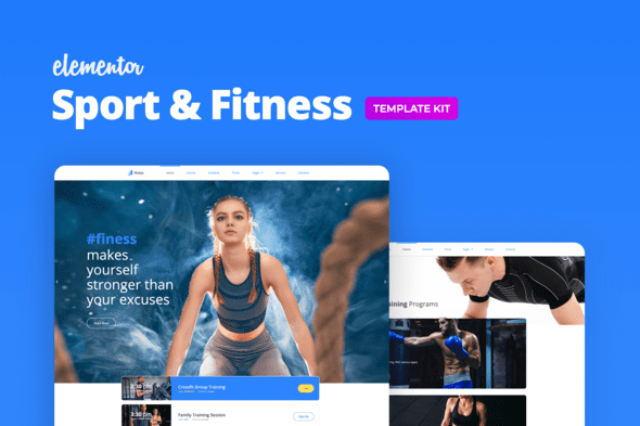 Finess – Fitness Elementor Template Kit