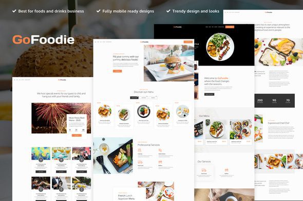 GoFoodie – Cafe & Restaurant Elementor Pro Template Kit