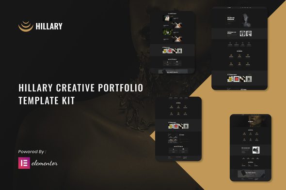 Hillary – Creative Portfolio Elementor Template Kit