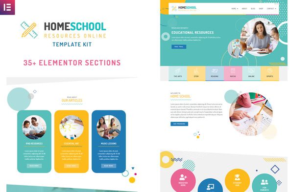 Home School – Premium Elementor Template Kit