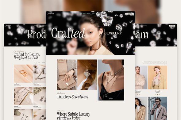 Jewelisse – Modern Luxury Jewelry Store Elementor Template Kit