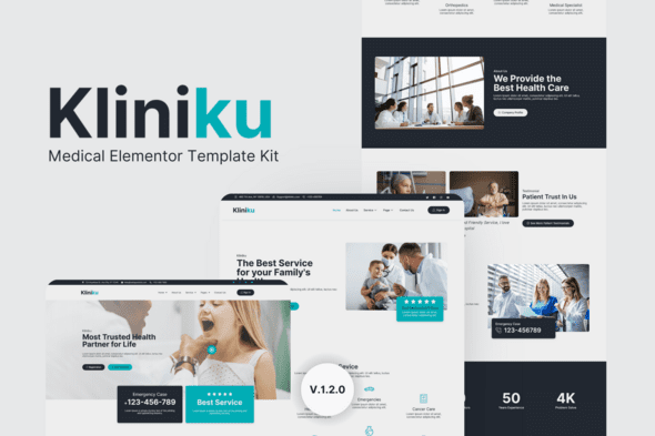 Kliniku – Medical Elementor Template Kit