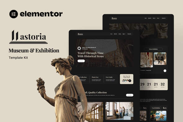 Lastoria – Museum & Exhibition Elementor Template Kit