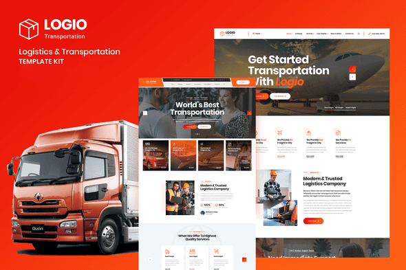 Logio – Logistics & Transportation Elementor Template Kit