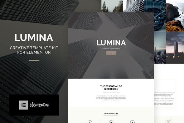 Lumina – Creatives & Business Elementor Template Kit