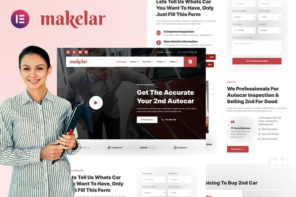 Makelar – Autocar Inspection Services Elementor Template KitMakelar – Autocar Inspection Services Elementor Template Kit