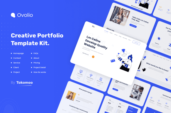 Ovolio – Creative Agency Elementor Pro Template Kit