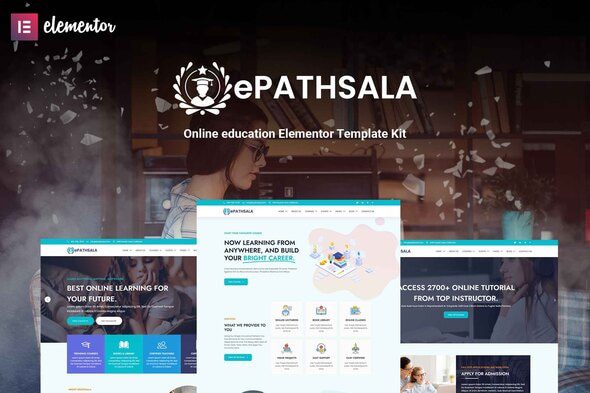 ePathsala – Online Education Elementor Pro Template Kit