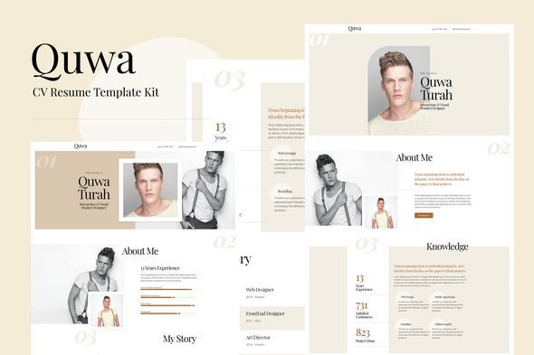 Quwa – CV Resume Template Kit