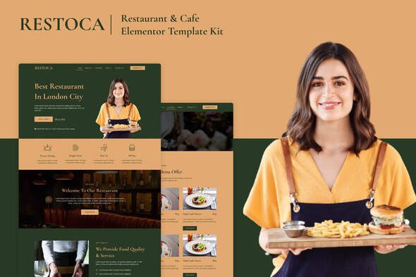 Restoca – Restaurant & Cafe Elementor Template Kit