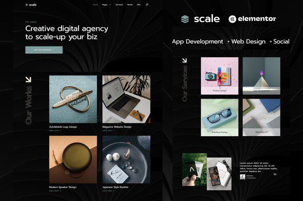 Scale – Creative Agency Elementor Template Kit