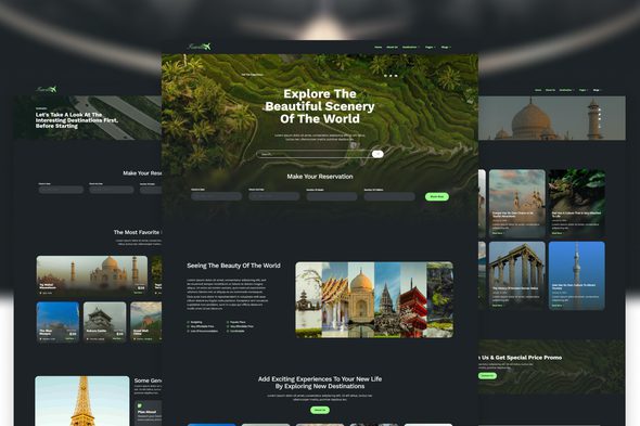 Travilla – Travel & Accommodation Elementor Template Kit