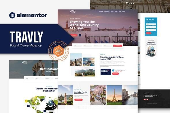 Travly – Tour & Travel Agency Elementor Template Kit