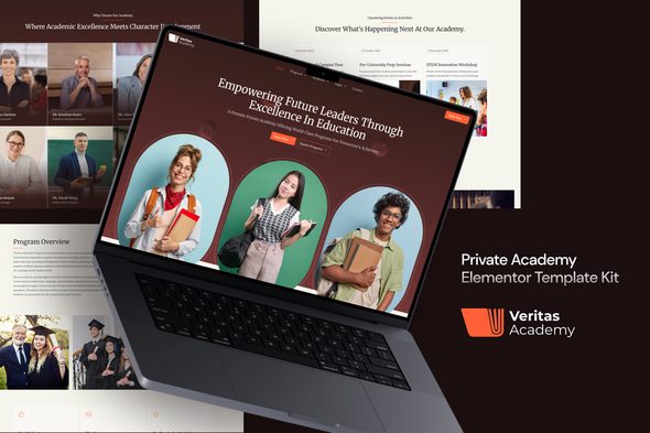 Veritas – Private Academy Elementor Template Kit