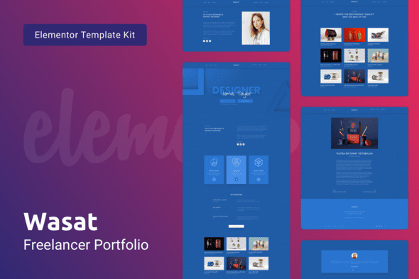 Wasat — Creative Portfolio Elementor Template Kit