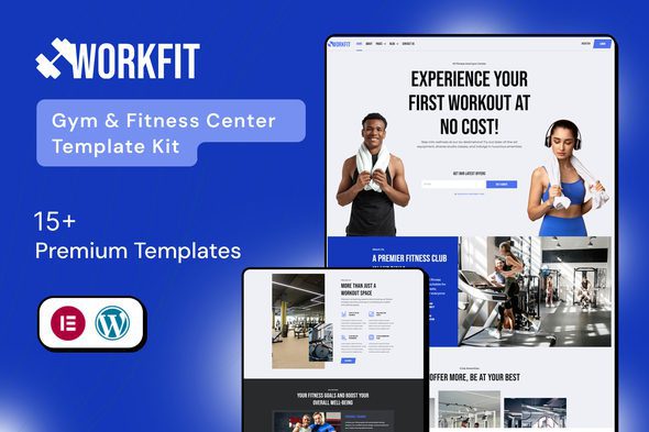 WorkFit – Fitness & Gym Elementor Pro Template Kit