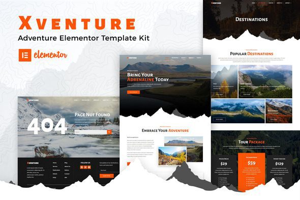 Xventure – Travel Elementor Template Kit