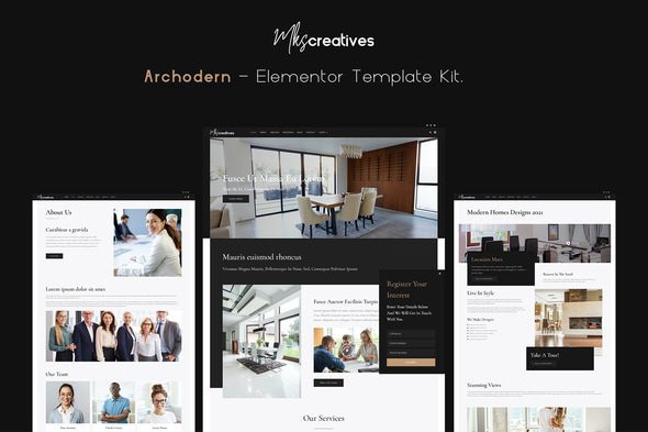 Archodern – Interior & Architecture Elementor Template Kit