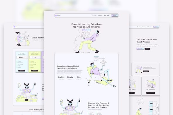 Hostogo – Hosting Provider Elementor Template Kit