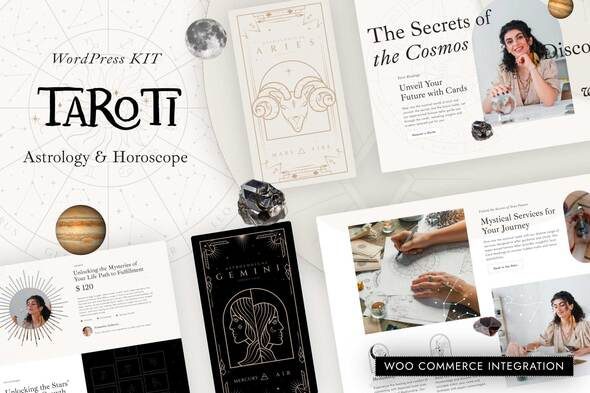 Taroti – Astrology & Horoscope Elementor Pro Template Kit