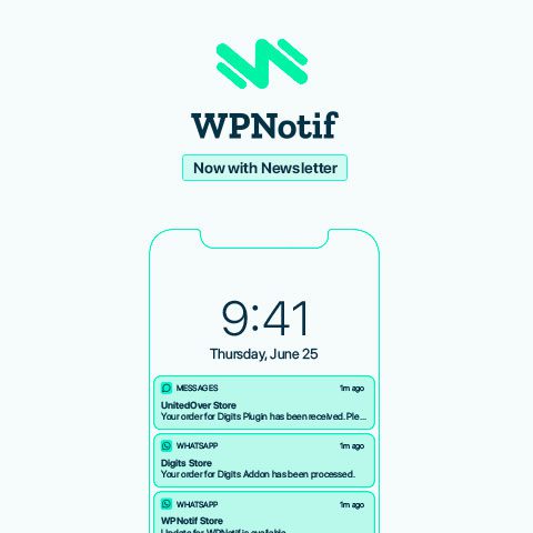 WPNotif: WordPress SMS & WhatsApp Message Notifications