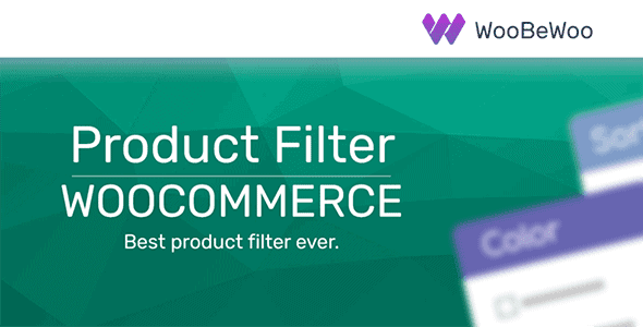 Woo Product Filter PRO By WooBeWoo